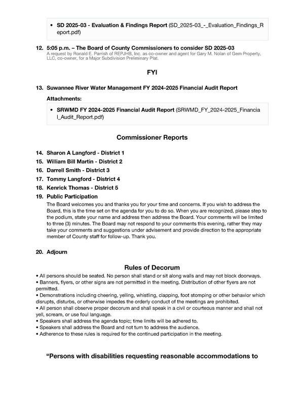 [19. Public Participation]