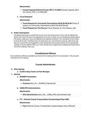 [5. Public Participation]