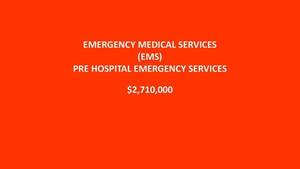 [EMERGENCY MEDICAL SERVICES (EMS) PRE HOSPITAL EMERGENCY SERVICES, $2,710,000, 2026-04-20 --Gilchrist County, FL]