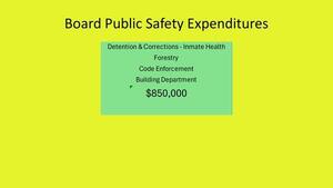 [Board Public Safety Expenditures, $850,000, 2026-04-20 --Gilchrist County, FL]