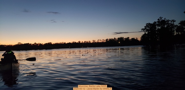 Moonrise, Banks Lake NWR, 2025-05-12 --Janet Martin for WWALS