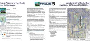 [Project Arrowhead in Irwin County considered risk to Alapaha River and Floridan Aquifer --WWALS to SGRC about DRI 2026-05-11]