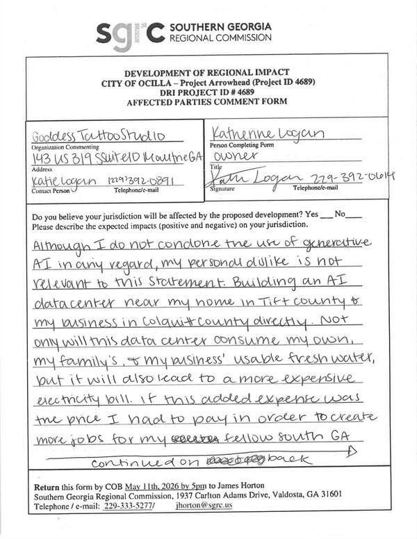 water usage and electric bill --Katherine Logan