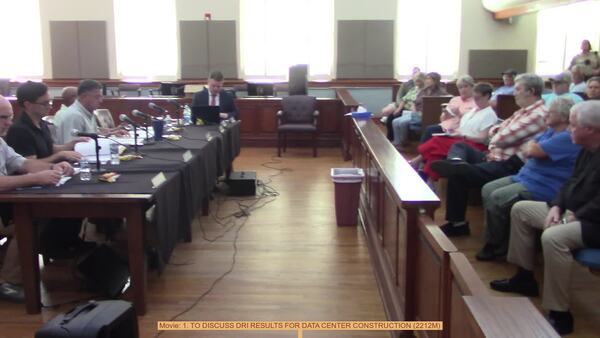 Movie: 1. TO DISCUSS DRI RESULTS FOR DATA CENTER CONSTRUCTION (2212M)