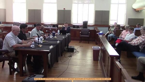 Movie: 5. TO APPROVE OPENING A CITY SPLOST ACCOUNT AT PLANTERS FIRST BANK (20M)