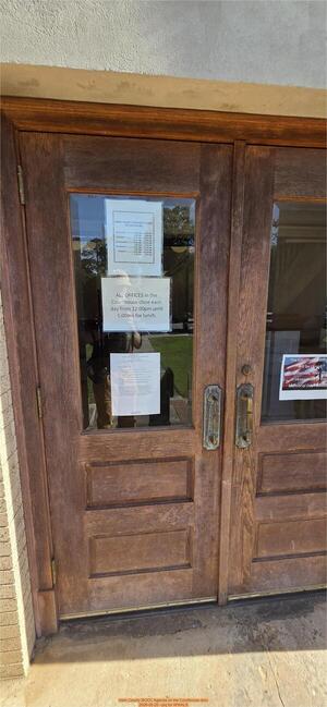 [Irwin County BOCC Agenda on the Courthouse door, 2026-05-20 --jsq for WWALS]