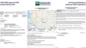 [SWFWMD approved ERP, for Suncoast Parkway 2, Eastern Borrow Site, owned by FDEP 2026-05-22]