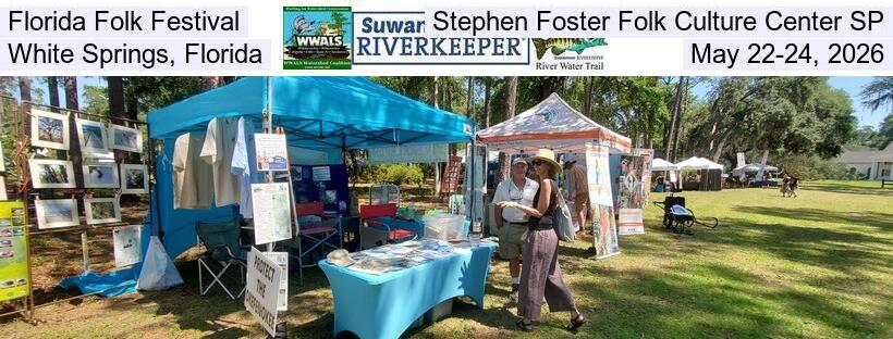 Florida Folk Festival, Stephen Foster Folk Culture Center SP, White Springs, Florida, May 22-24, 2026