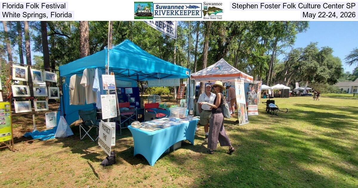 [Florida Folk Festival, Stephen Foster Folk Culture Center SP, White Springs, Florida, May 22-24, 2026]