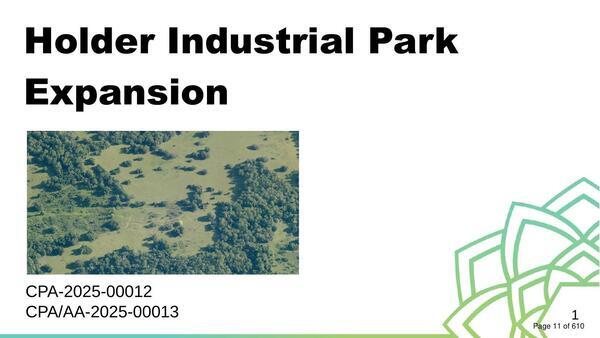 [Holder Industrial Park Expansion, 2026-03-05 --Citrus County PDC]