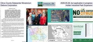 [Citrus County Datacenter Moratorium 2026-05-26, but application in progress, Deltona Corporation, Holder Industrial Park Expansion]