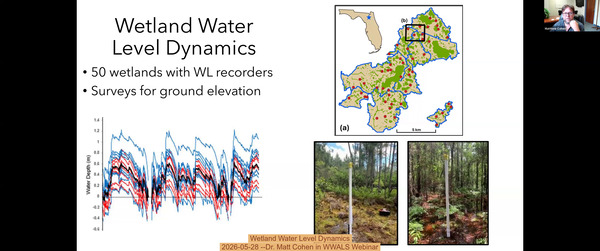 [Wetland Water Level Dynamics, 2026-05-28 --Dr. Matt Cohen in WWALS Webinar]