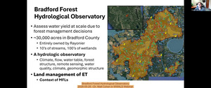 [Bradford Forest Hydrological Observatory, 2026-05-28 --Dr. Matt Cohen in WWALS Webinar]
