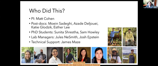 [Who Did This, 2026-05-28 --Dr. Matt Cohen in WWALS Webinar]