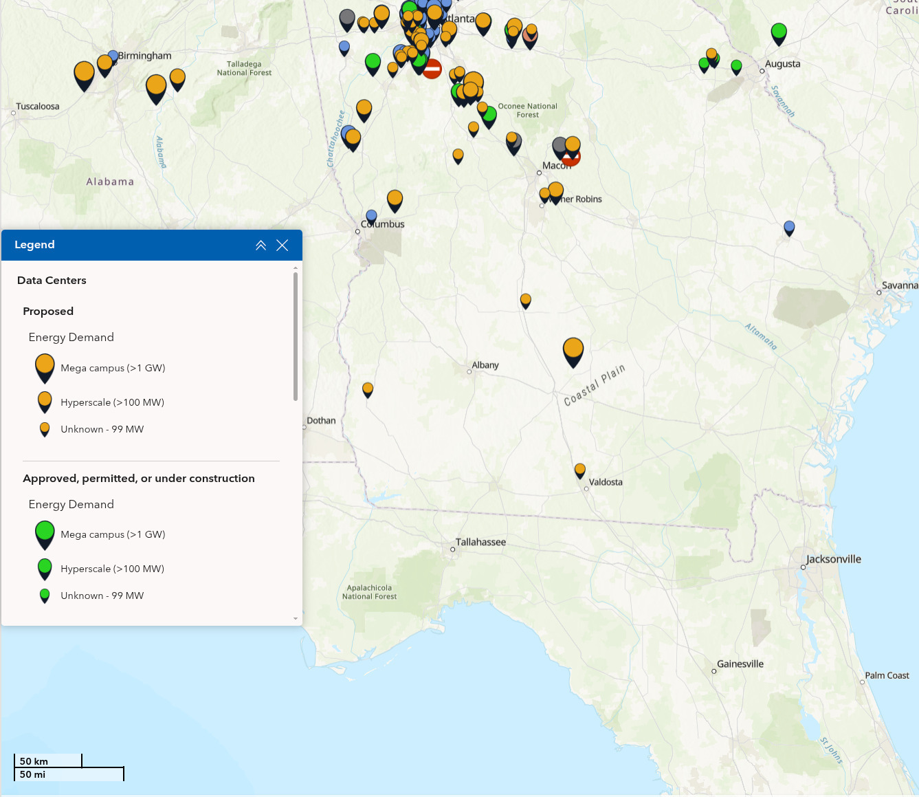 Map: Datacenters 2026-05-29 --U.S. Datacenters Tracker