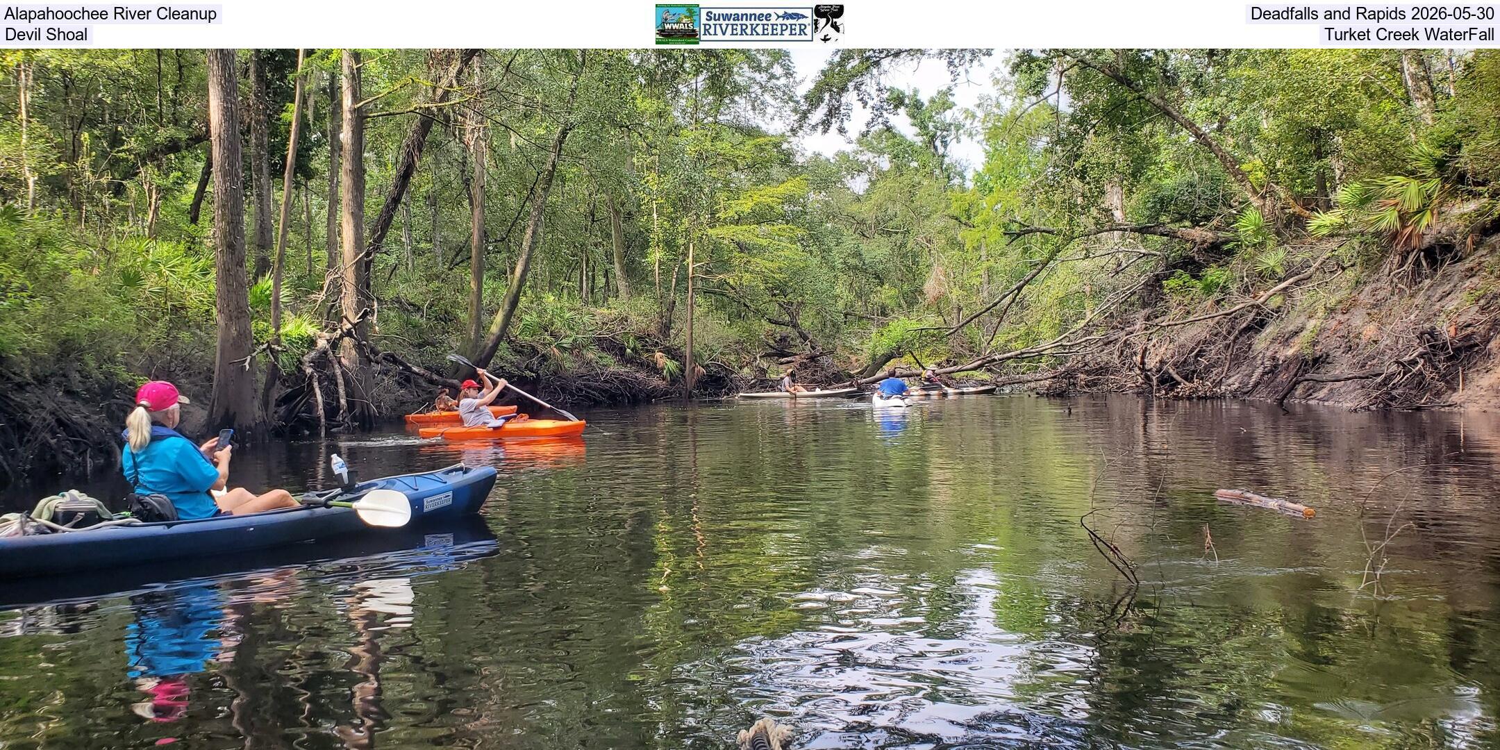 Alapahoochee River Cleanup, Deadfalls and Rapids 2026-05-30, Devil Shoal, Turket Creek WaterFall