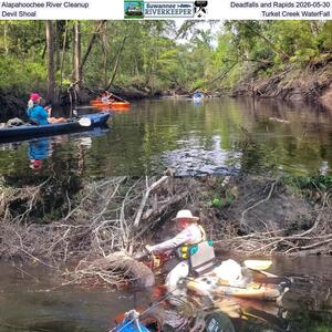 [Alapahoochee River Cleanup, Deadfalls and Rapids 2026-05-30, Devil Shoal, Turket Creek WaterFall]