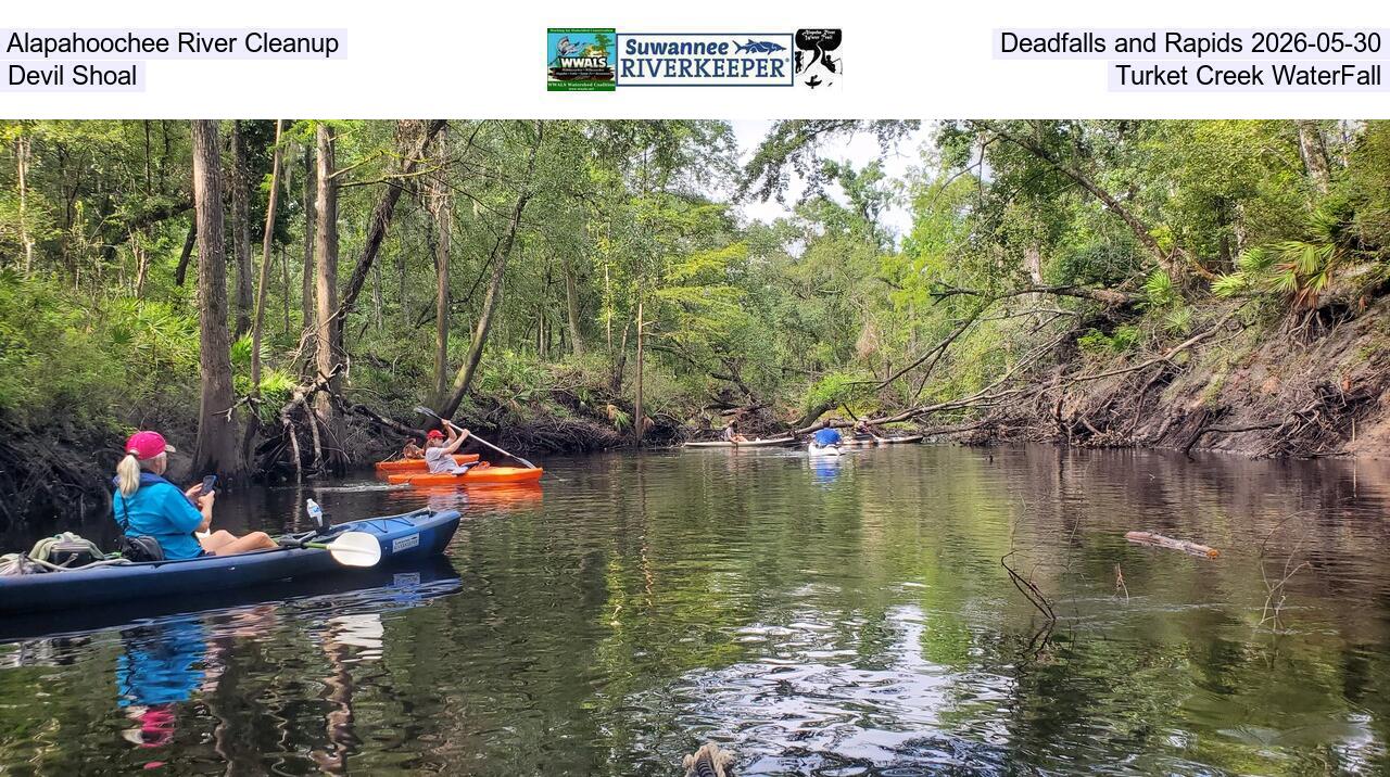 Alapahoochee River Cleanup, Deadfalls and Rapids 2026-05-30, Devil Shoal, Turket Creek WaterFall