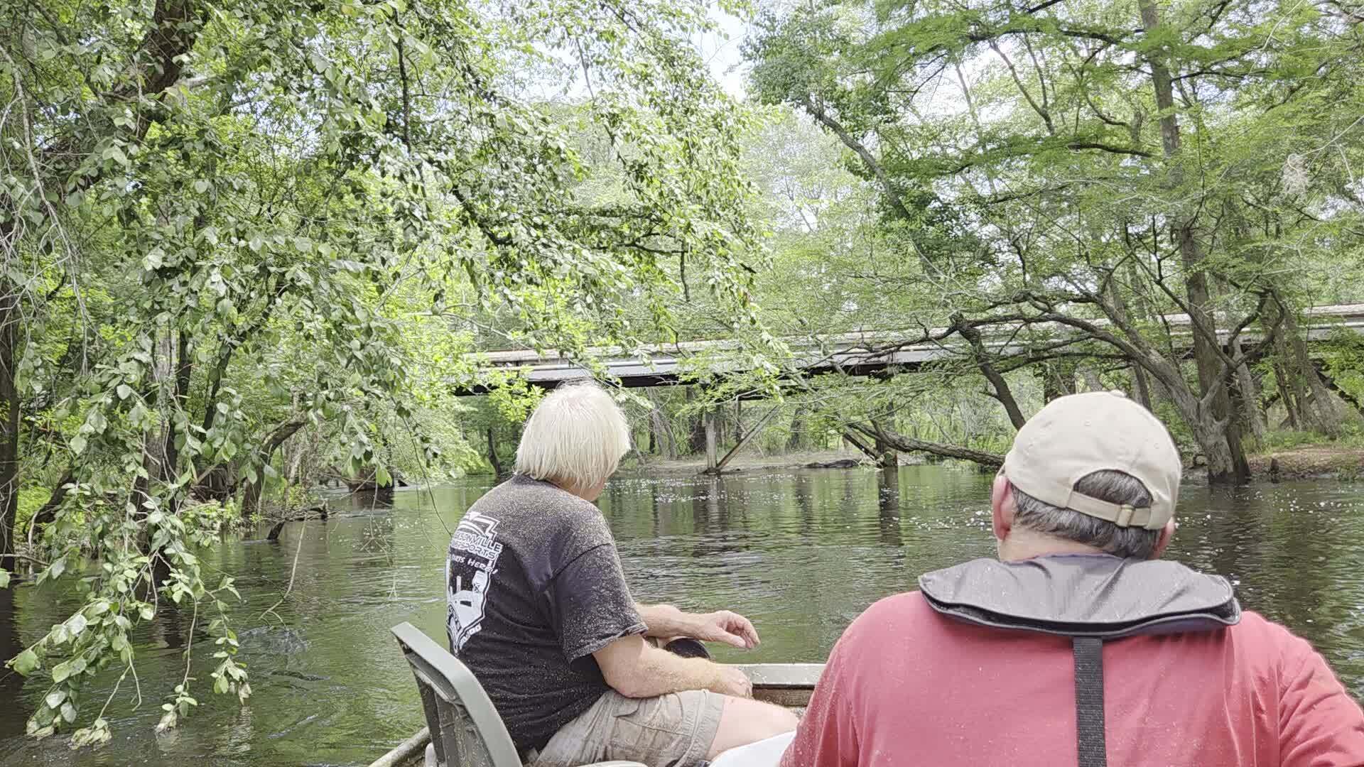 Movie: NSRR Bridge where we put in last time, 2026:06:07 12:04:48, 30.8629430, -83.3220461 (7.3M)