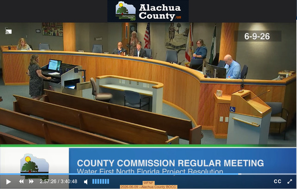 WFNF, 2026-06-09 --Alachua County BOCC