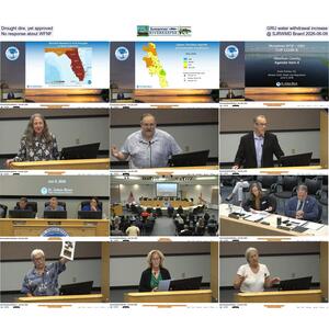[Drought dire, yet approved GRU water withdrawal increase, No response about WFNF @ SJRWMD Board 2026-06-09]