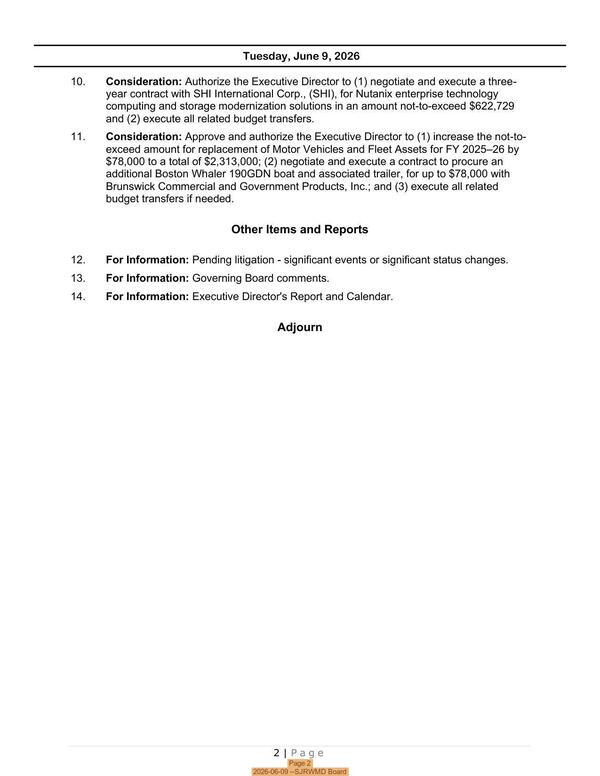[Page 2, 2026-06-09 --SJRWMD Board]