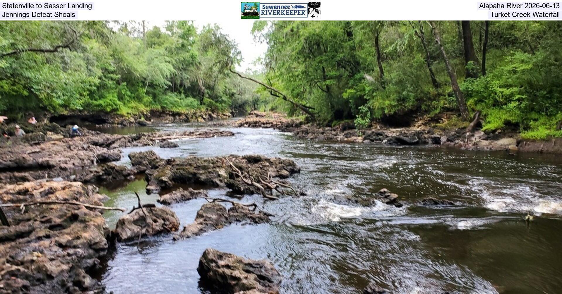 [Statenville to Sasser Landing, Alapaha River 2026-06-13, Jennings Defeat Shoals, Turket Creek Waterfall]