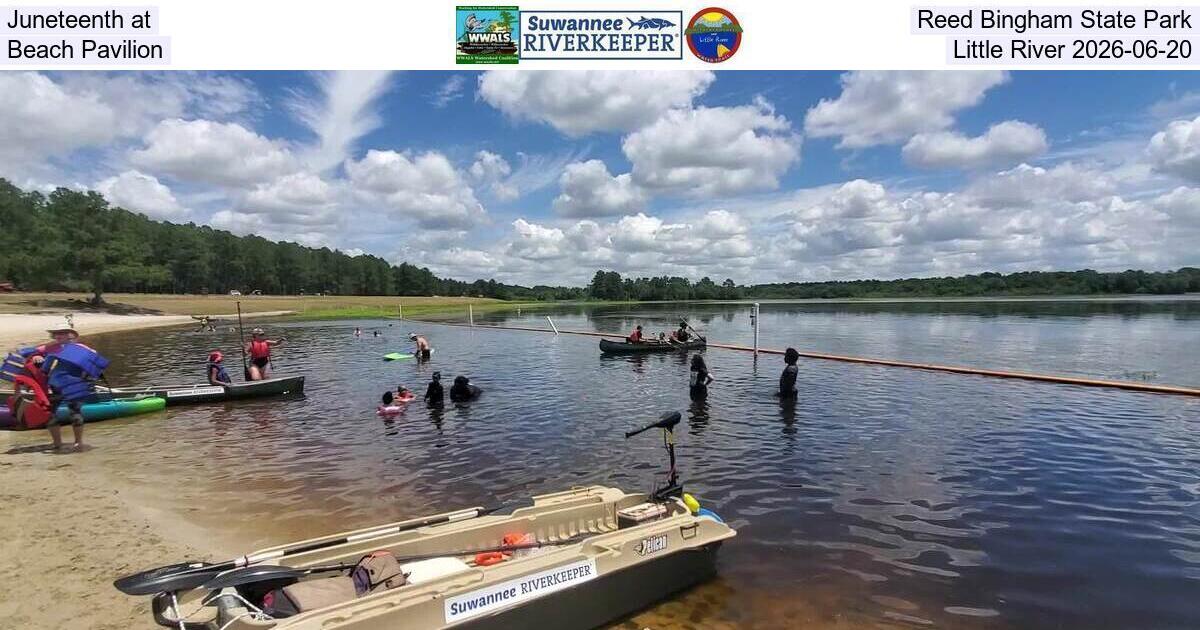 [Juneteenth at Reed Bingham State Park, Beach Pavilion, Little River 2026-06-20]