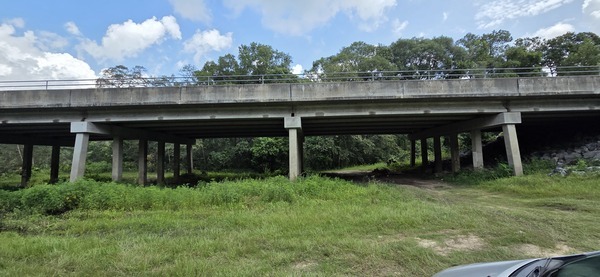 [Trash under Hagan Bridge, 2026:06:26 11:47:51, 31.0137387, -83.3012887]