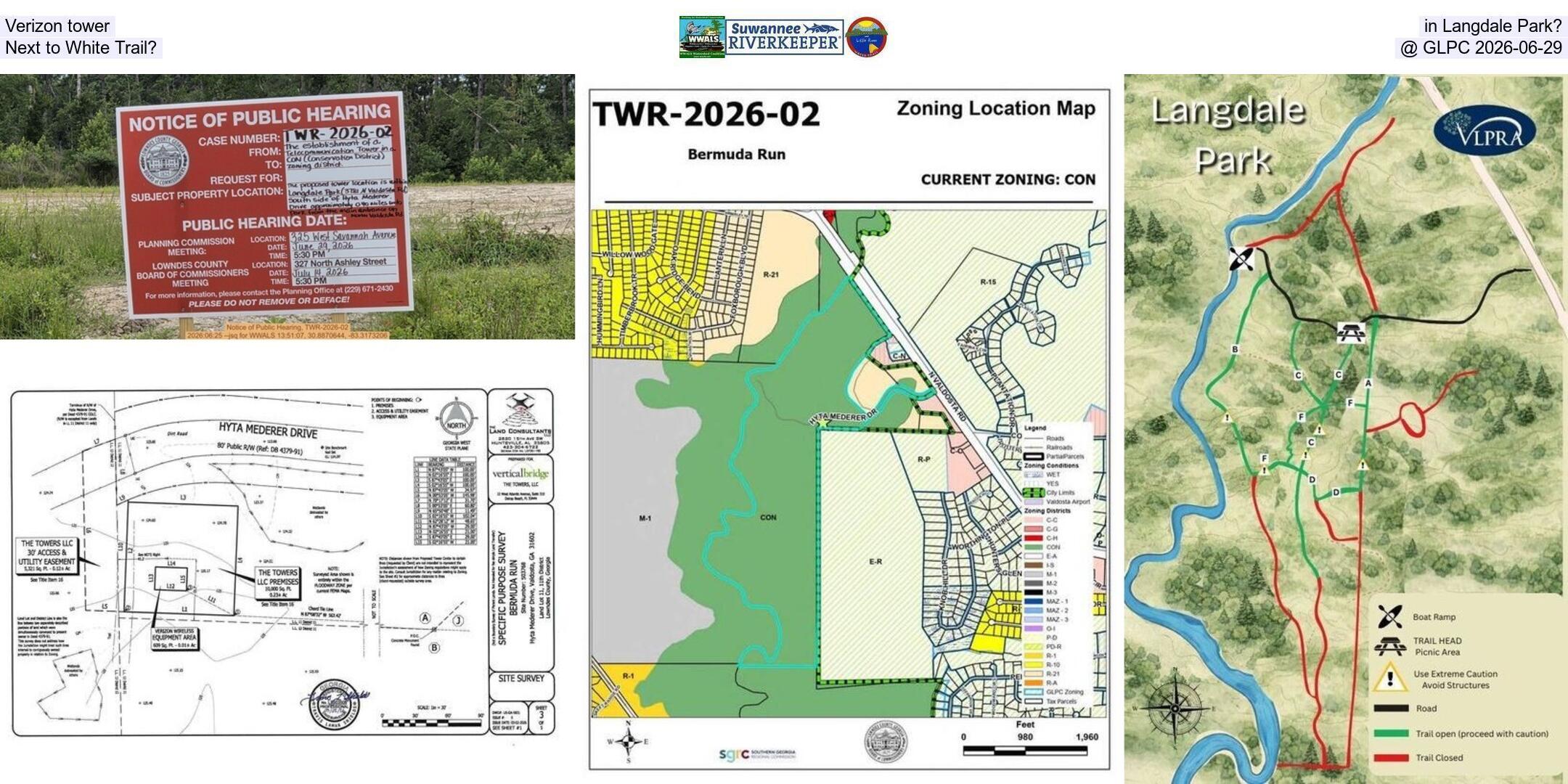 Verizon tower in Langdale Park? Next to White Trail? @ GLPC 2026-06-29