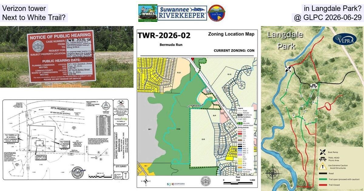 [Verizon tower in Langdale Park? Next to White Trail? @ GLPC 2026-06-29]