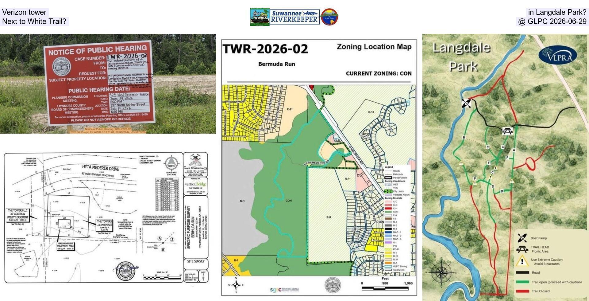 [Verizon tower in Langdale Park? Next to White Trail? @ GLPC 2026-06-29]