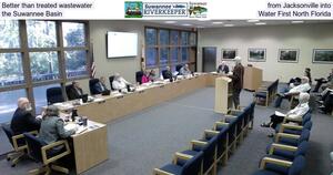 [Better than treated wastewater from Jacksonville into the Suwannee Basin, Water First North Florida]