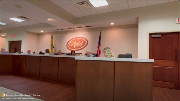 [Adel City Council 2026-07-06 --Concerned Citizens of Cook County]