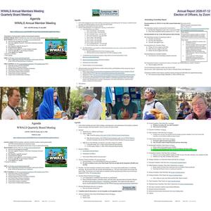 [WWALS Annual Members Meeting, Annual Report 2026-07-12, Quarterly Board Meeting, Election of Officers, by Zoom]