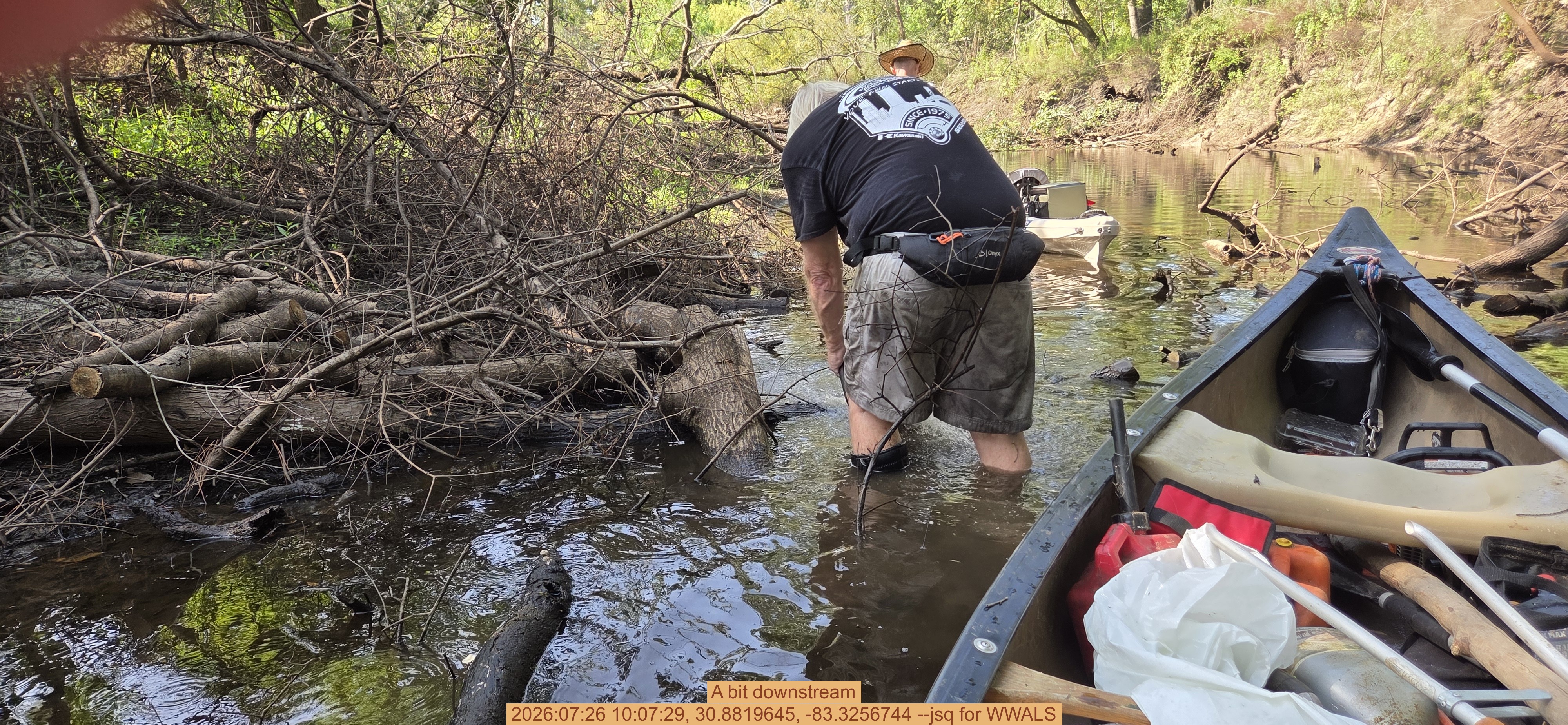 A bit downstream, 2026:07:26 10:07:29, 30.8819645, -83.3256744 --jsq for WWALS