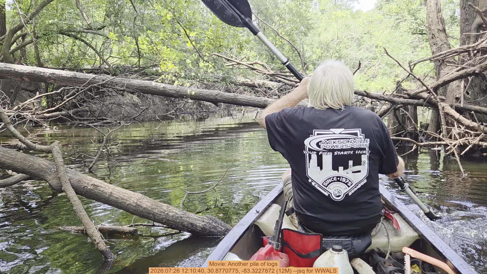Movie: Another pile of logs, 2026:07:26 12:10:40, 30.8770775, -83.3227872 (12M) --jsq for WWALS