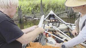 [Movie: Chainsaw repair on the water, 2026:07:26 10:53:08, 30.8813364, -83.3253915 (33M) --jsq for WWALS]