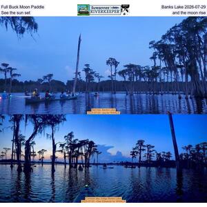 [Full Buck Moon Paddle, Banks Lake 2026-07-29, See the sun set and the moon rise]