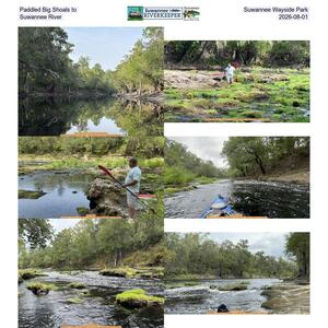 [Paddled Big Shoals to Suwannee Wayside Park, Suwannee River, 2026-08-01]