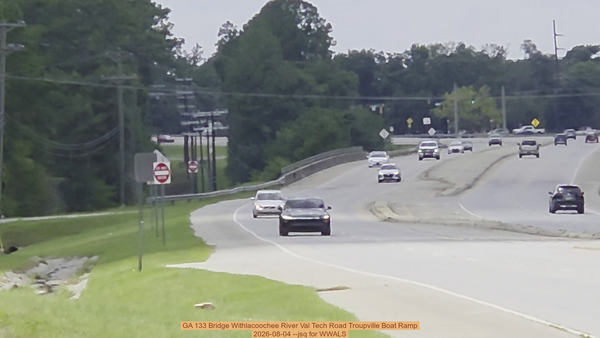 [GA 133 Bridge Withlacoochee River Val Tech Road Troupville Boat Ramp, 2026-08-04 --jsq for WWALS]