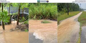 [Clay silt runoff down St. Augustine Road to Withlacoochee River, 2026-08-03 stopped 2026-08-04]