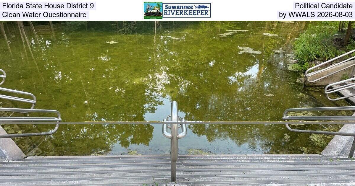 [Florida State House District 9, Political Candidate Clean Water Questionnaire, by WWALS 2026-08-03]