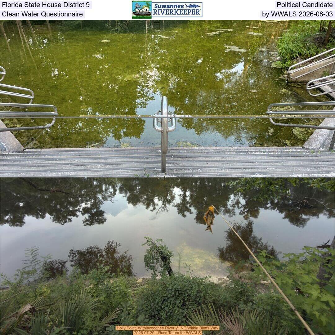 Florida State House District 9, Political Candidate Clean Water Questionnaire, by WWALS 2026-08-03
