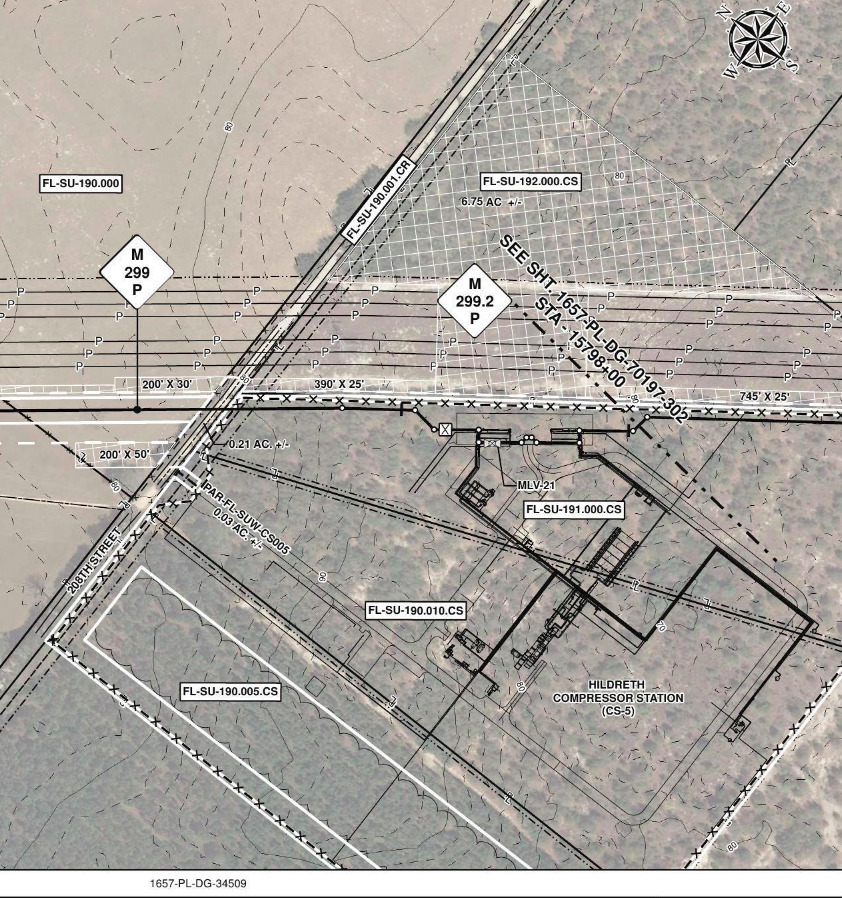 Hildreth Compressor Station, MP 299.2, 2019-02-01 --Sabal Trail Transmission