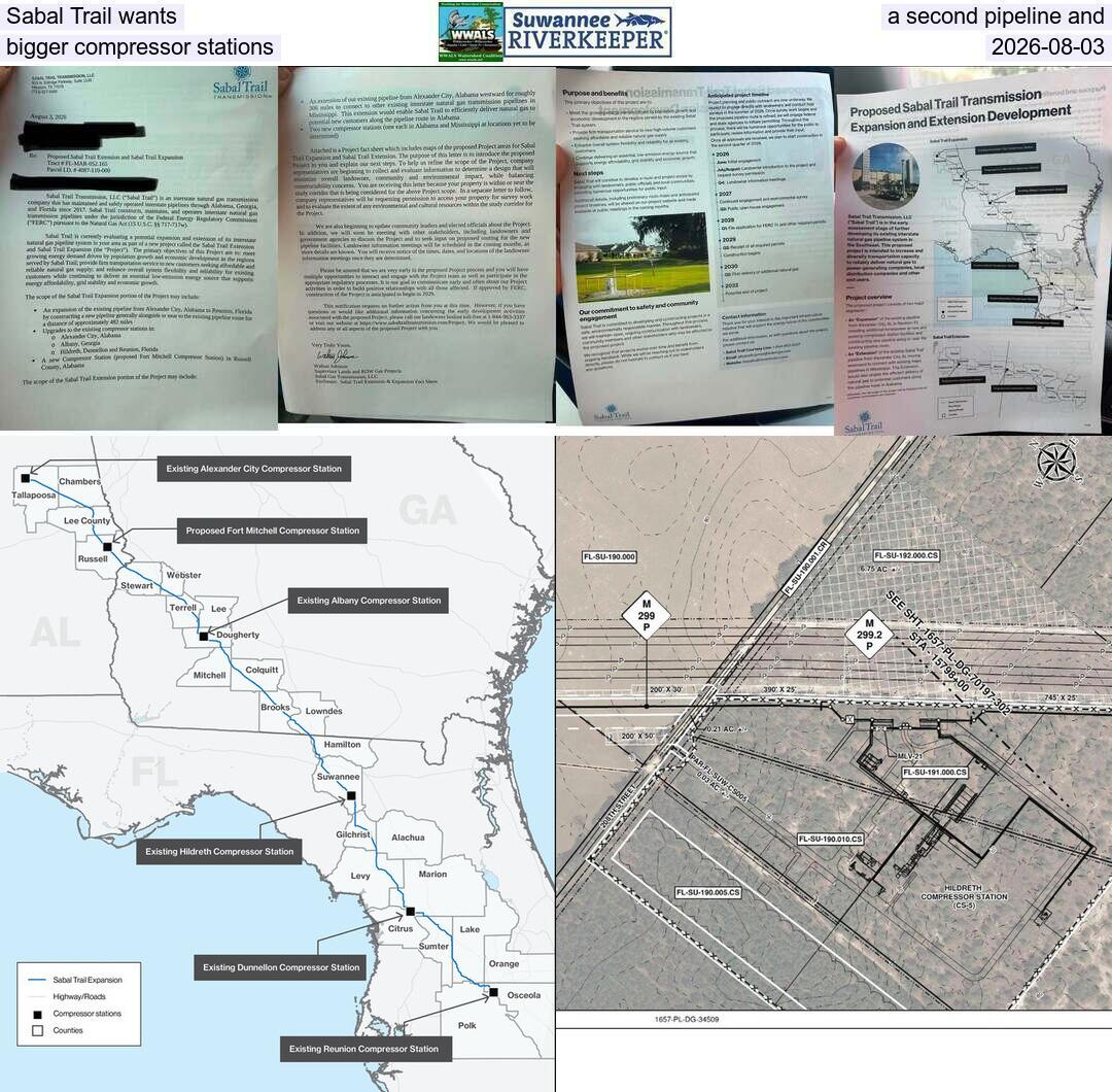 Sabal Trail wants a second pipeline and bigger compressor stations, 2026-08-03