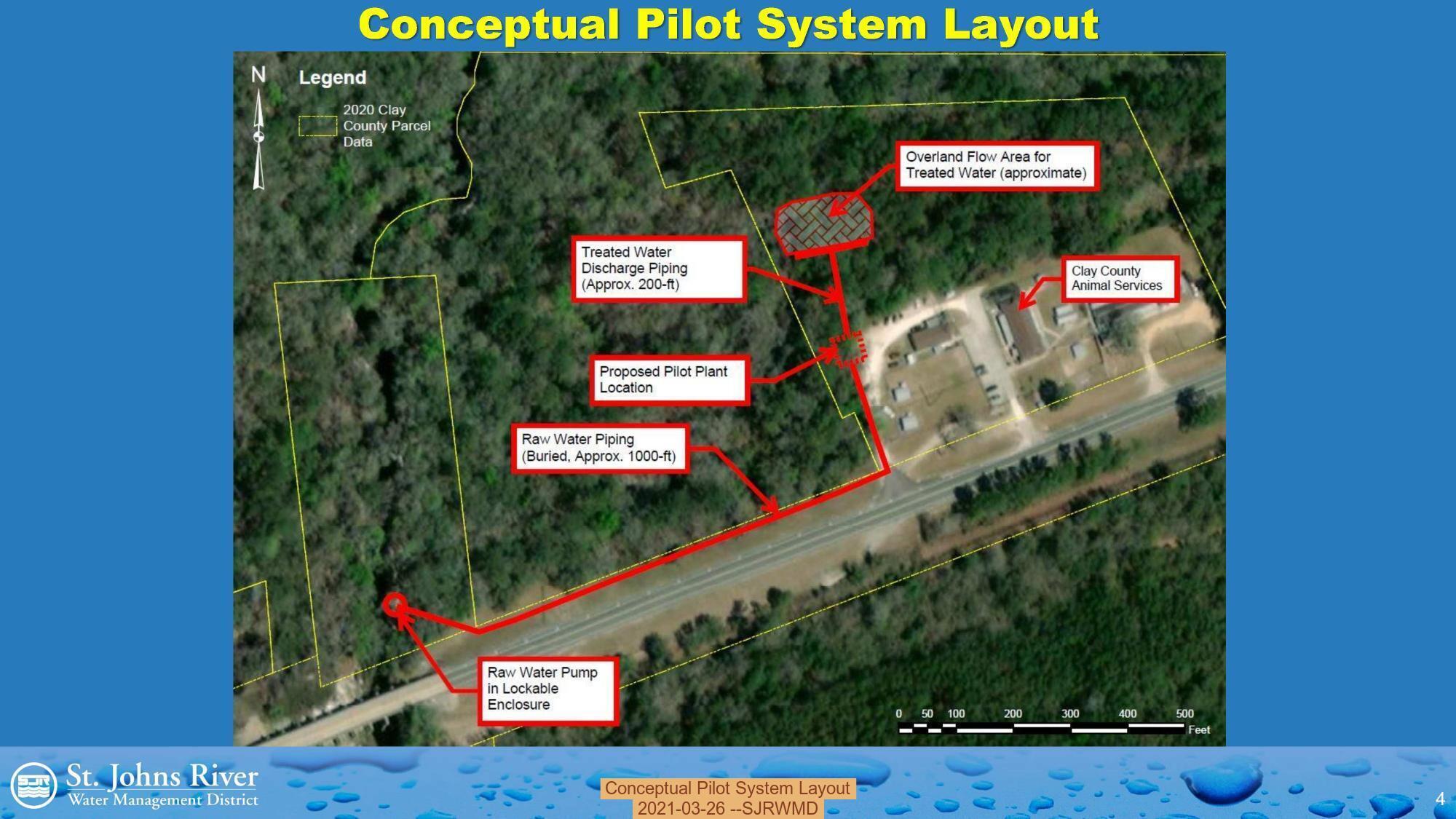 Conceptual Pilot System Layout, 2021-03-26 --SJRWMD