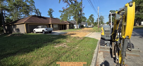 [Hole filled in, 6437 Rustic Ridge Road, 2026-08-13 --jsq for WWALS]