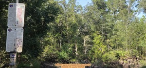 [WLRWT signs at Langdale Park Boat Ramp, 2026-08-13 --jsq for WWALS]
