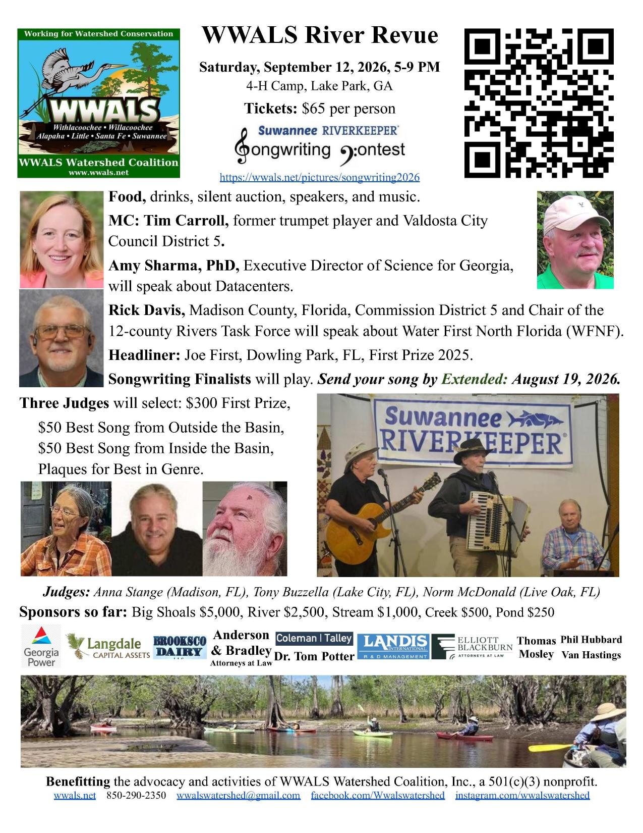 Flyer, 2026-09-12 --WWALS River Revue